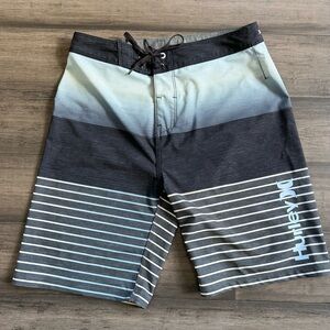 Hurley Striped Swim Trunks